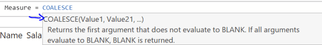 COALESCE function in Power BI –&nbsp;DAX